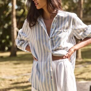 Marine Layer Jane Relaxed Linen Shirt
